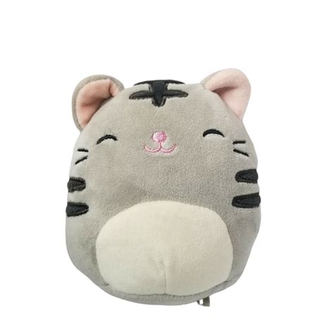 Squishmallows Tally The Gray Cat Kellytoy 5 In Stuffed Animal Plush