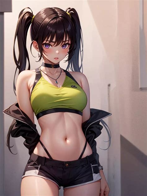 Twintails Midriff Nudes Animemidriff NUDE PICS ORG