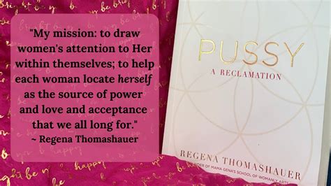 Pussy A Reclamation By Regena Thomashauer Book Review Youtube