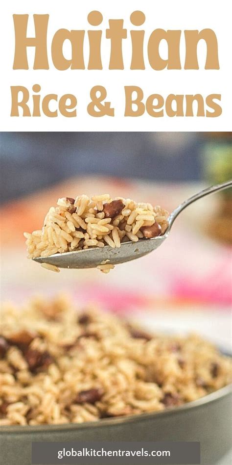 Haitian Rice And Beans Recipe Haitian Food Recipes Haitian Rice