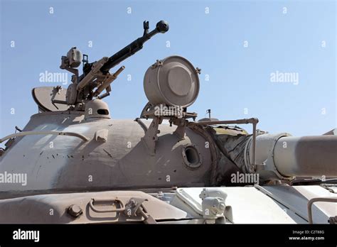 Soviet T 62 Battle Tank Turret And Machine Gun Advanced Weapon Stock