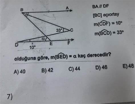 doğruda açı geometriaçıklama olsun puan için c vapl m yın l tfen