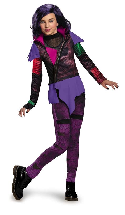 Descendants Mal Isle Of Lost Deluxe Kids Girls Costume Ebay