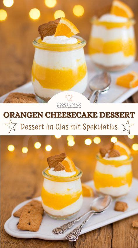 Rezept Orangen Cheesecake Dessert Mit Spekulatius Artofit