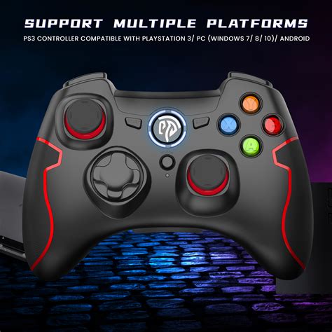 Broujoy Gaming Controller 24g Wireless Controller Gamepad For Pc