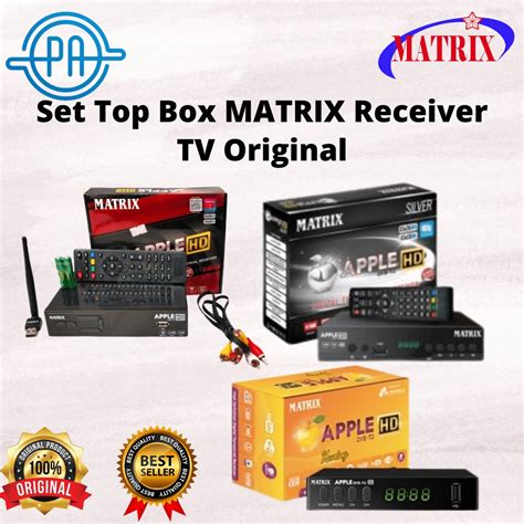 Jual Set Top Box TV Digital DVB T2 Matrix ORIGINAL Shopee Indonesia