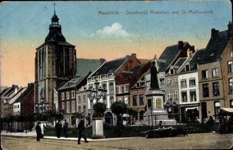 Ansichtskarte Postkarte Maastricht Limburg Niederlande Standbeeld