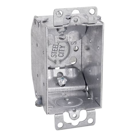 Raco 1 Gang Gray Metal Old Work Deep Square Wall Electrical Box At