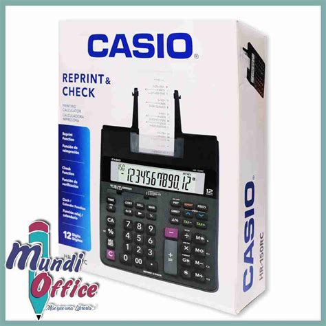 CALCULADORA IMPRESORA CASIO HR 150RC Mundi Office