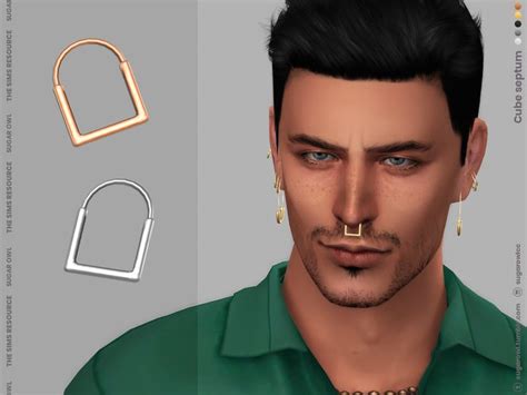 Sims Septum Piercing