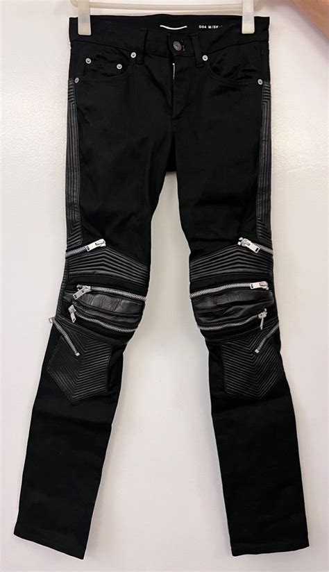 Yves Saint Laurent Biker Jeans, Men's Fashion, Bottoms, Jeans on Carousell