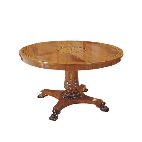 Table Manger Classique Jerica Acanto En Placage De Bois Avec