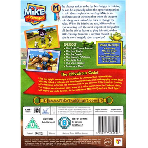 Bajki Po Angielsku Mike The Knight Be A Knight Do It Right DVD