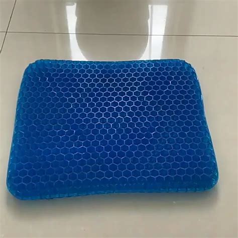 Gel Seat Cushion Cooling Seat Cushion Thick Big Breathable Honeycomb Design Absorbs Pressure