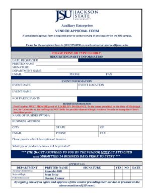 Fillable Online Vendor Approval Form Fill And Sign Printable Template