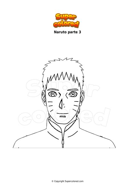 Dibujos De Naruto Uzumaki Para Colorear Materiales De Arte