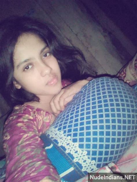 Desi Girl Nude Boobs Selfie Pics Taken At Night In Bed