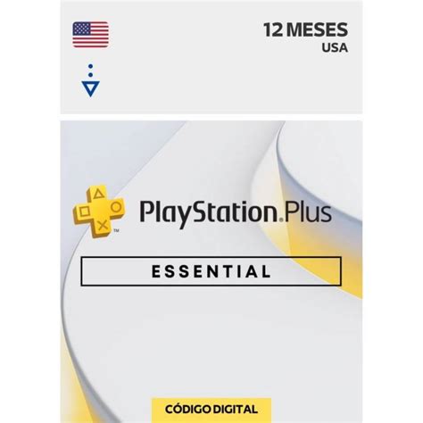 Playstation Plus Essential 12 Meses Usa Ps5 Ps4 Membresía Ps [digital