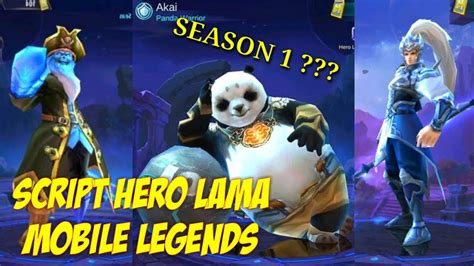 Terungkap Mobile Legends Season 1 Youtube