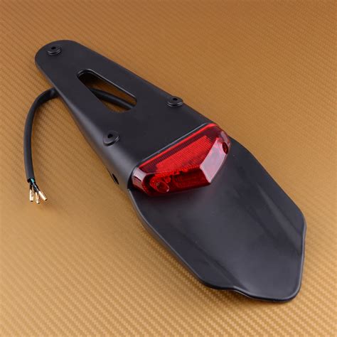 Dwcx 12v Universal Motorcycle Led Rear Fender Tail Stop Brake Lamp Rear