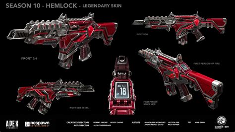 Artstation Apex Legends Hemlock Legendary Skin Gadget Bot