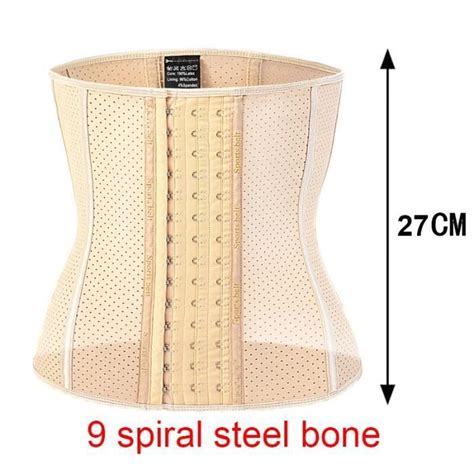 Bustier Corset Ceinture De Sport Amincissante En Latex Pour Femmes