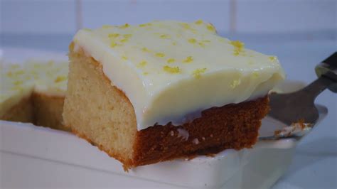 Lemon Mousse Cake Recipe Youtube