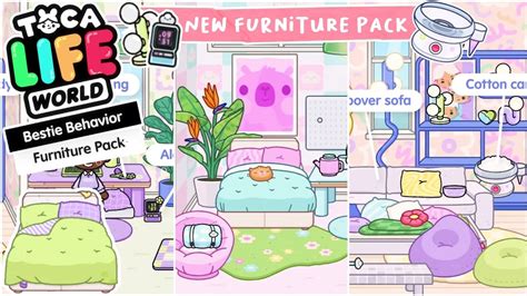 Toca Life World New Bestie Behavior Furniture Pack Out Now Toca