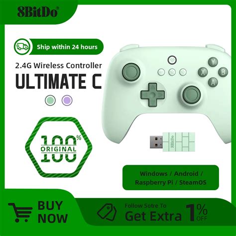 Bitdo Controlador De Juegos Inal Mbrico Ultimate C G Para Pc