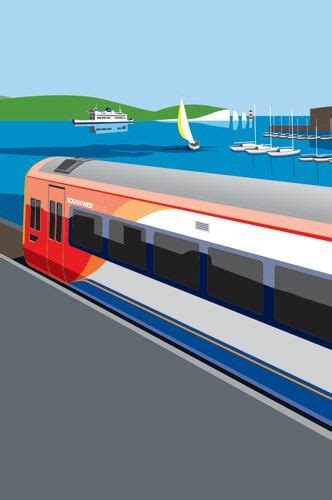 South West Trains timetable artwork - Lymington #SouthWestTrains ...