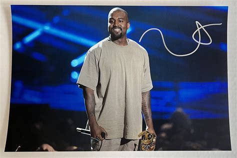 Kanye West Signed Autographed Photo Photograph Yeezy Yeezus