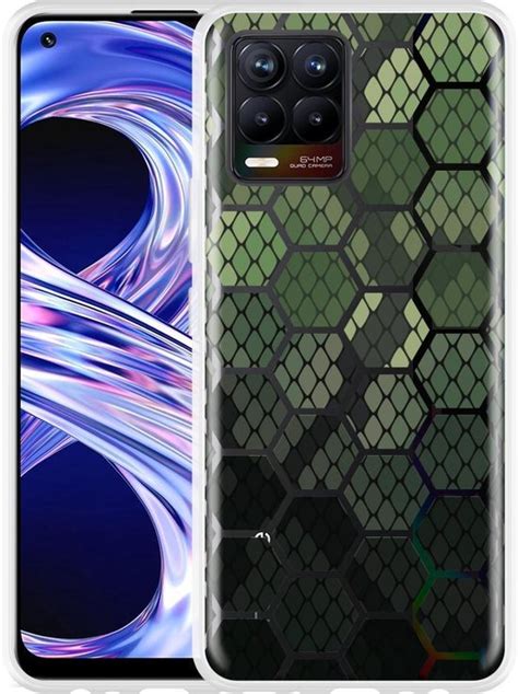 Realme Hoesje Snakeskin Honeycomb Designed By Cazy Bol