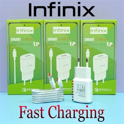 Jual Charger Casan INFINIX HOT 11 11S 12 20 20S 30 30i Smart NOTE 8 10 ZERO X NEO PLAY PRO 18W