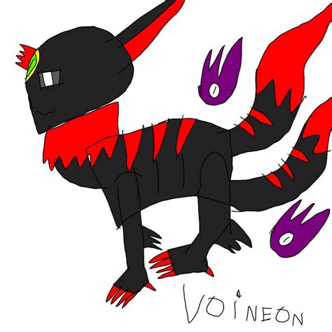 Pokemon Eevee Oc Evolucune Voidneon By Skye8262 On Deviantart