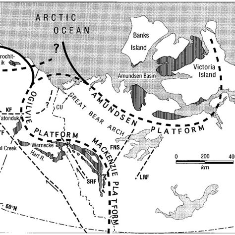 Paleogeographic Map Showing Two Possibilities For The Inferred Position