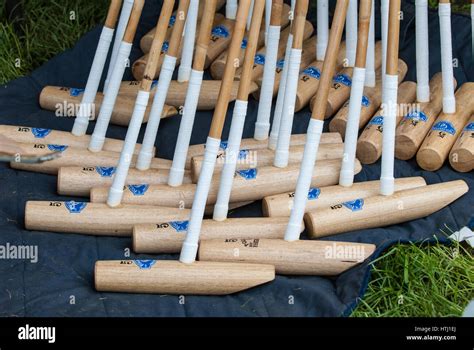 Assorted Polo Equipment Stock Photo Alamy