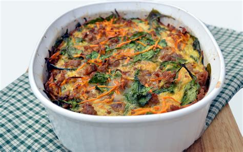 Sausage And Sweet Potato Breakfast Casserole Plaid Paleo