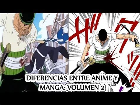 DIFERENCIAS ENTRE EL MANGA Y EL ANIME DE ONE PIECE VOL 2