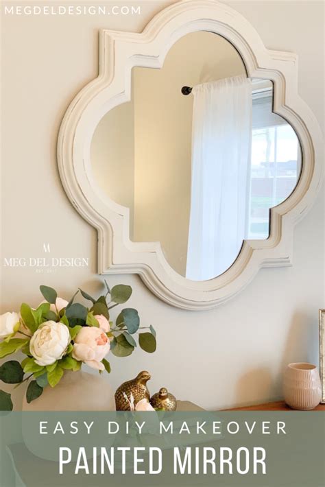 How To Paint A Mirror Meg Del Design Furniture And Diy Blog