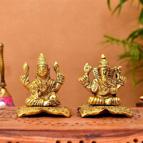 Buy CraftVatika Lakshmi Ganesha Idol Diwali Gift Items For Home Decor