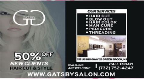 Coupon Gatsby Salon | Beauty coupons, Blowout hair, Health