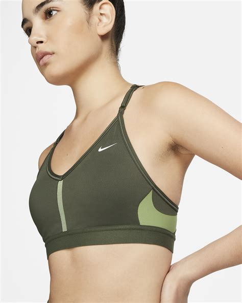 Nike Indy Womens Light Support Padded V Neck Sports Bra