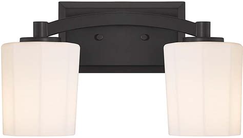 Savoy House 8 7710 2 Bk Whitney Matte Black 2 Light Bathroom Light