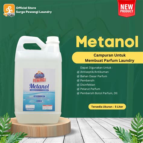 Jual Metanol Murni Campuran Parfum Laundry 5 Liter Shopee Indonesia