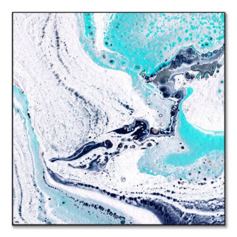 Blue and White Abstract Art - BIG Wall Décor