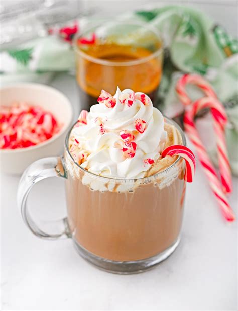 Copycat Starbucks Peppermint Mocha Sweet Tea And Sprinkles