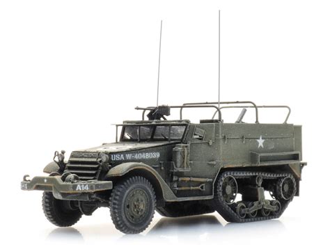 Artitec 6870438 H0 Panzerspähwagen M4A1 Halbkettenfahrzeug 81mm Mörser