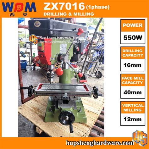 Xest Ling ZX7016 Bench Drilling Milling Tapping Machine