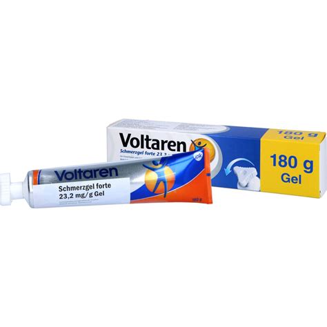 Voltaren Schmerzgel Forte 23 2 Mg G 180 G Unsere Kleine Apotheke