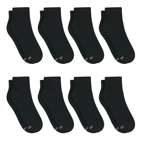 Womens Hanes Ultimate® Cool Comfort® 8 Pack Cushioned Ankle Socks Hwuca8